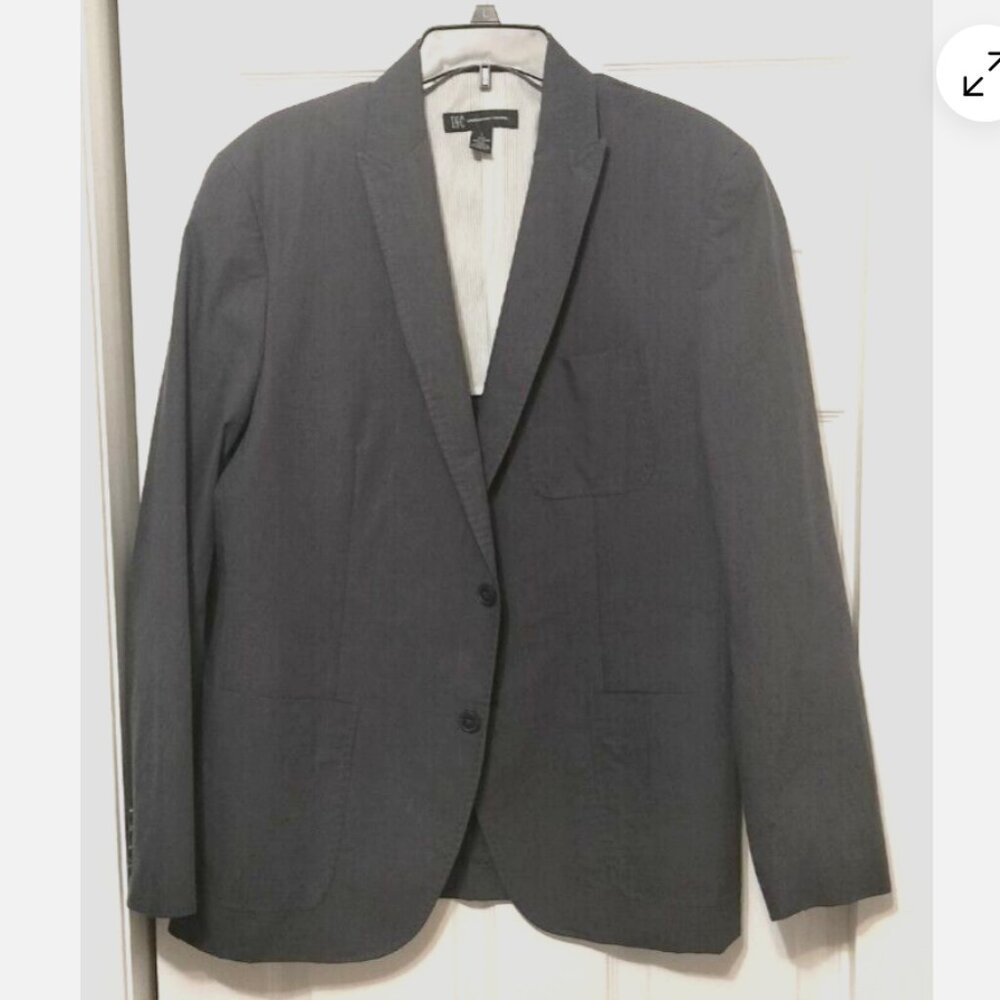 INC International Concepts Men's Sport Coat Blazer Jacket Size L Cotton